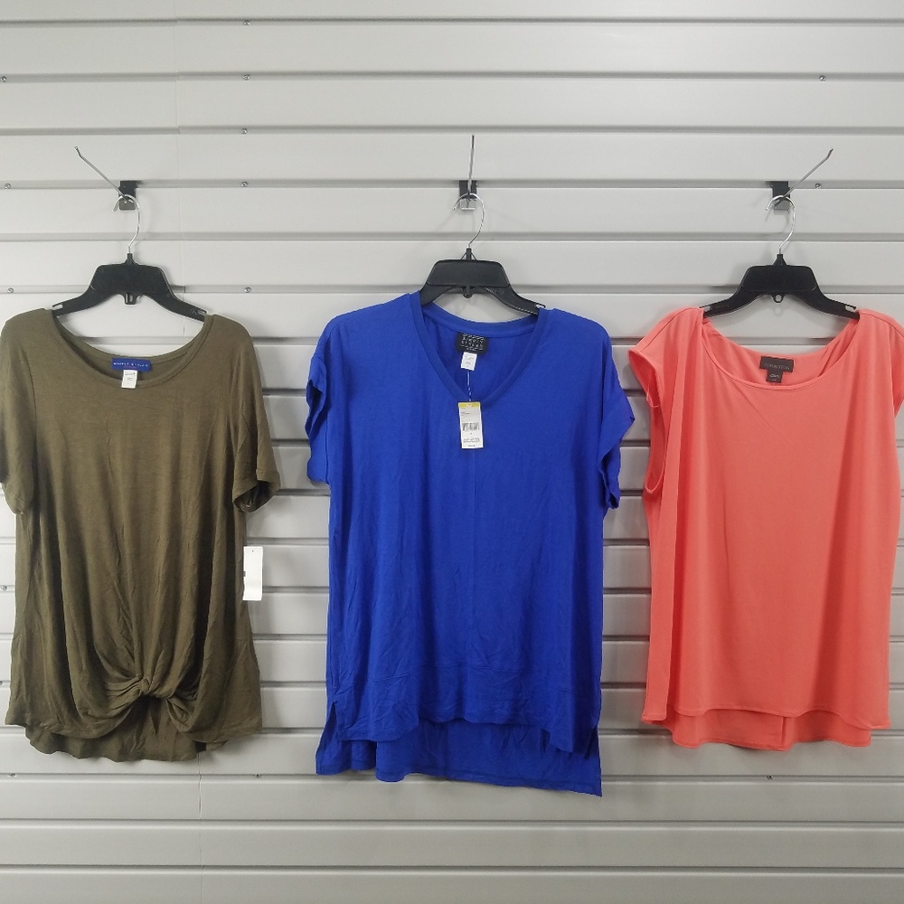 New 3 Pcs Women's Top Blouse Shirt Sweater Tank